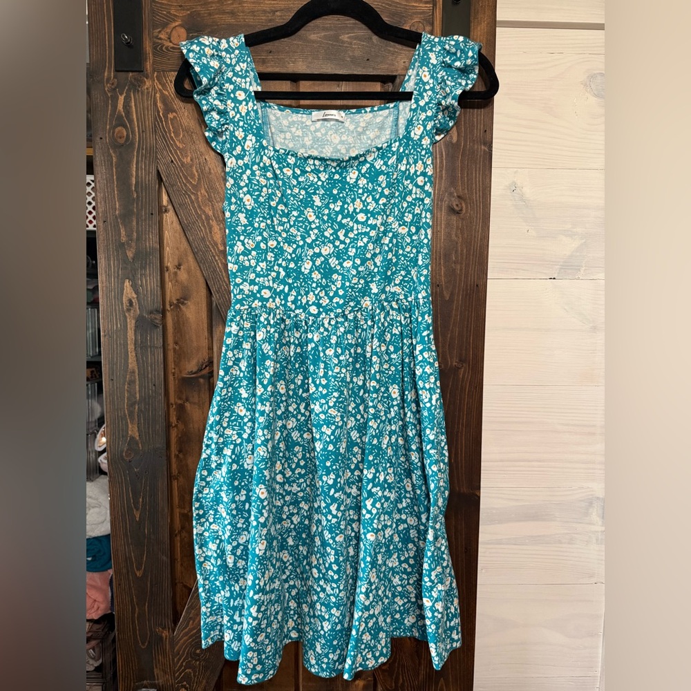 Loemes Square Neck Dress - Picture 2 of 5